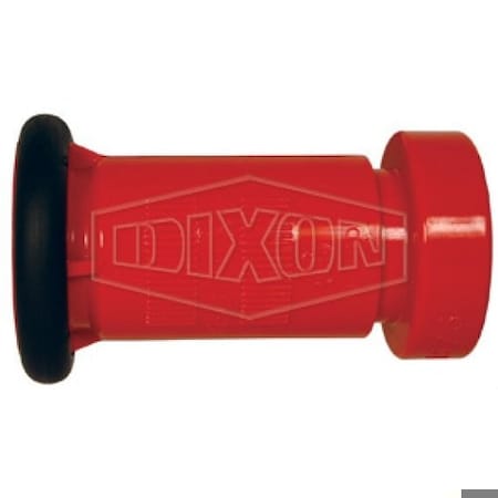 Dixon Standard Flow Fog Nozzle with Bumper, 1-1/2 in Inlet, Red Polycarbonate Body CFB150NYF